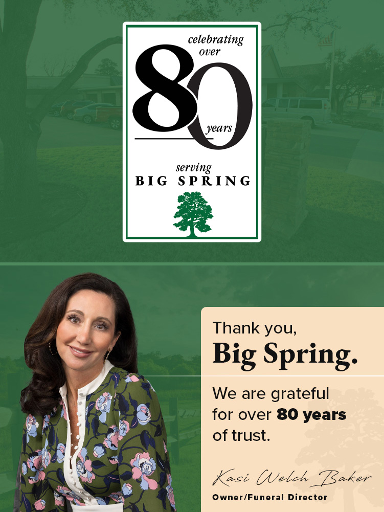 NPW - Over 80 Years Serving Big Spring - Combo NPW - Over 80 Years Serving Big Spring - Combo